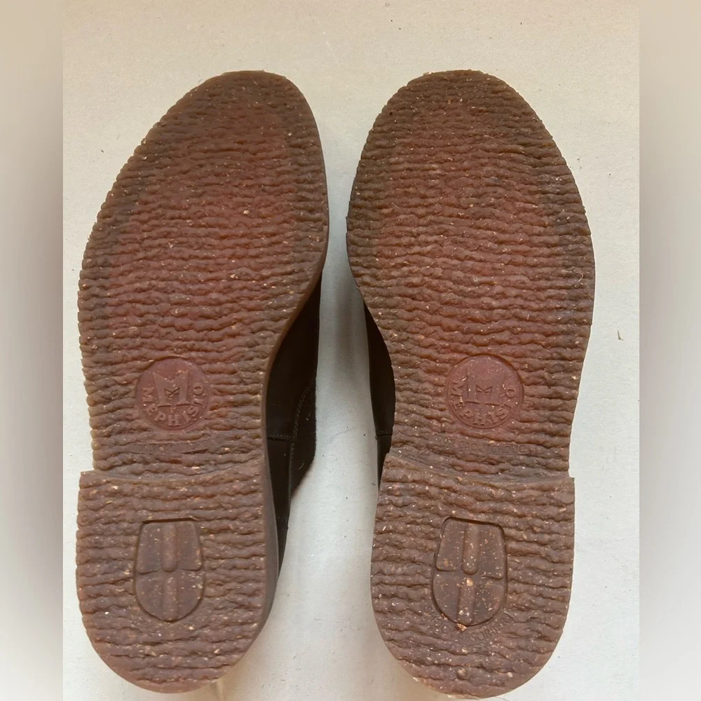 Men's Black Memphisto Leather Slip-On Shoes
